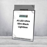 A1 LED Ultra Slim Black Lightbox
