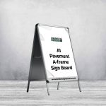 A1 Pavement A-frame Sign Board (With Printed Poster)