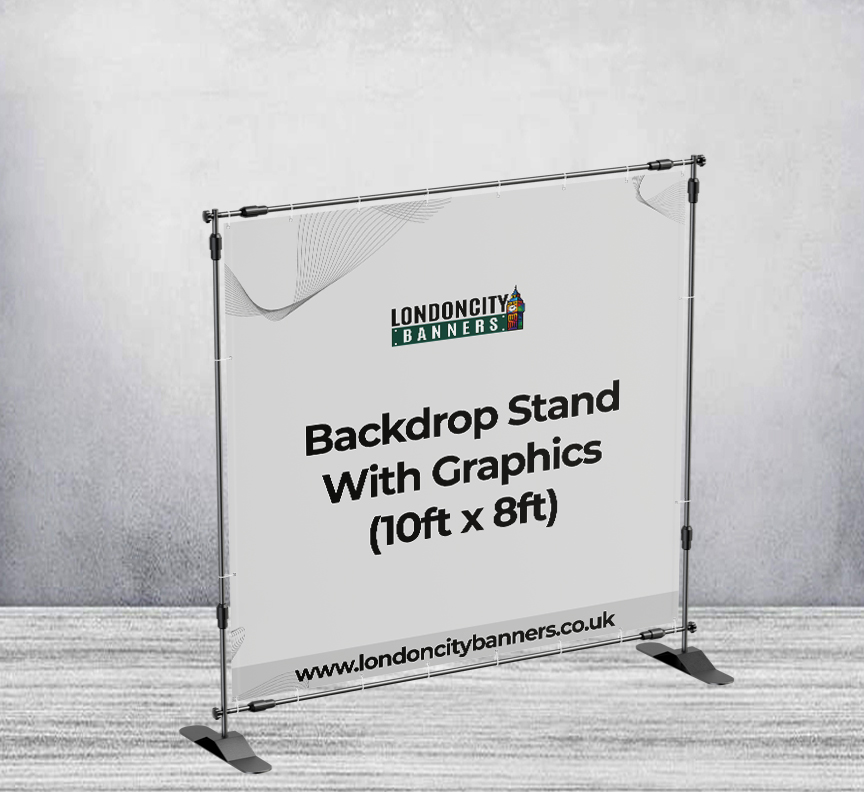 Backdrop Stand With Graphics (10ft x 8ft)