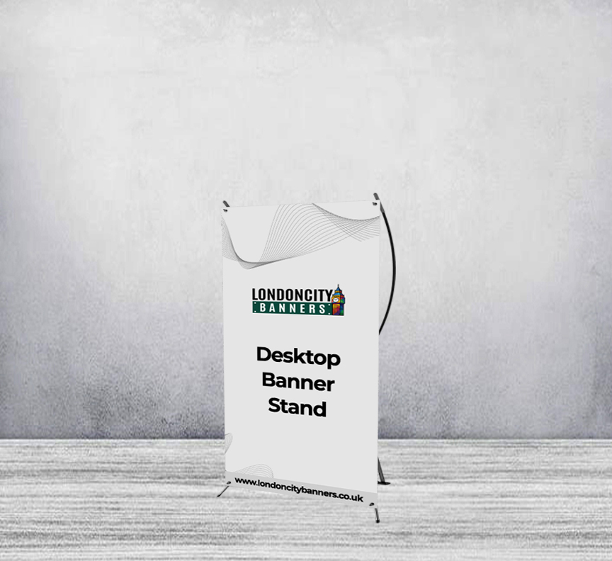 Desktop Banner Stand