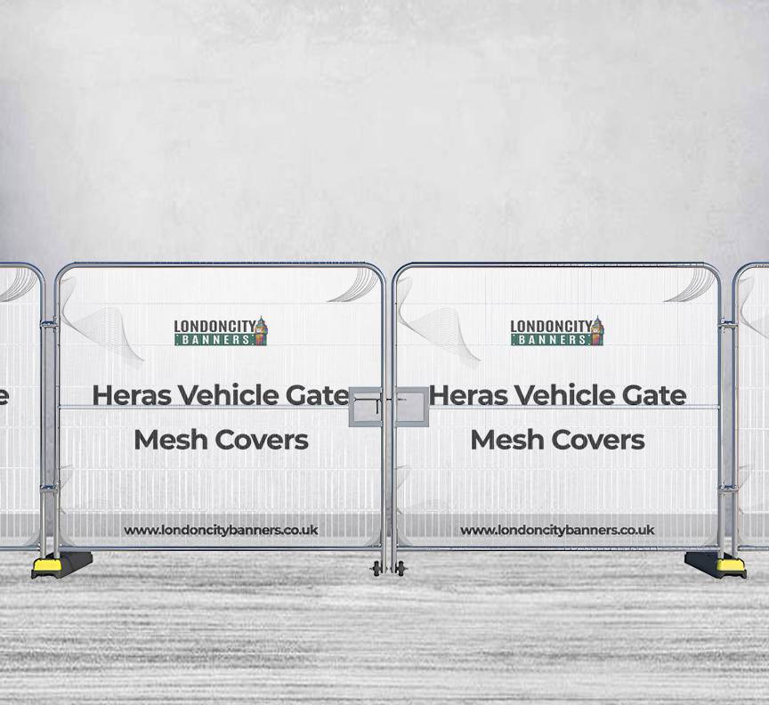 Heras Vehicle Gate Mesh Covers