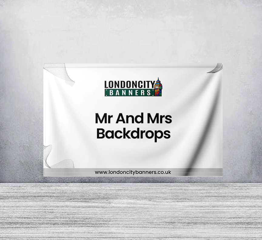 Mr And Mrs Backdrops