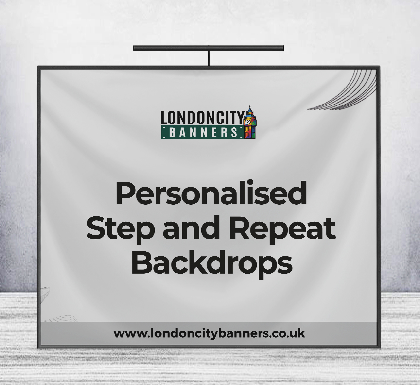 Personalised Step and Repeat Backdrops