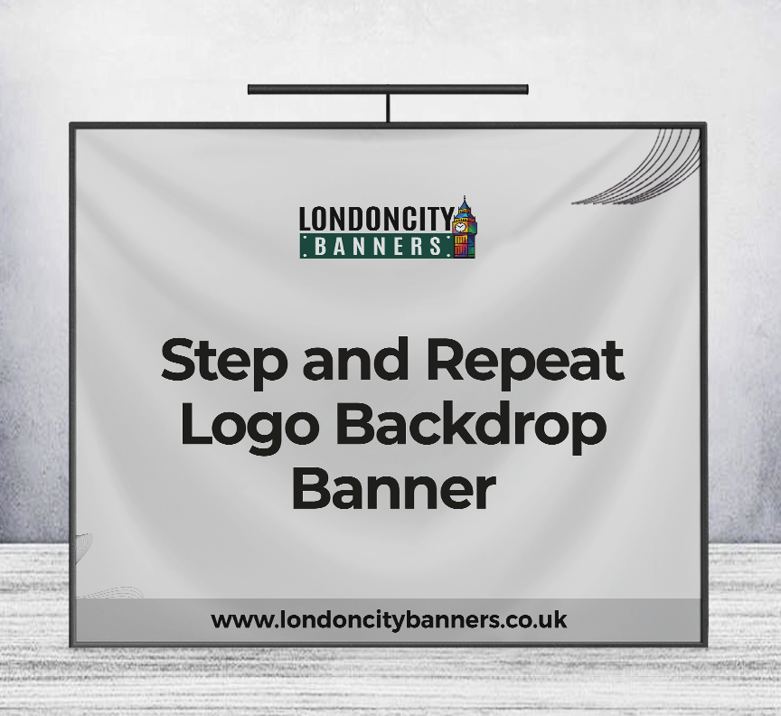 Step and Repeat Logo Backdrop Banner