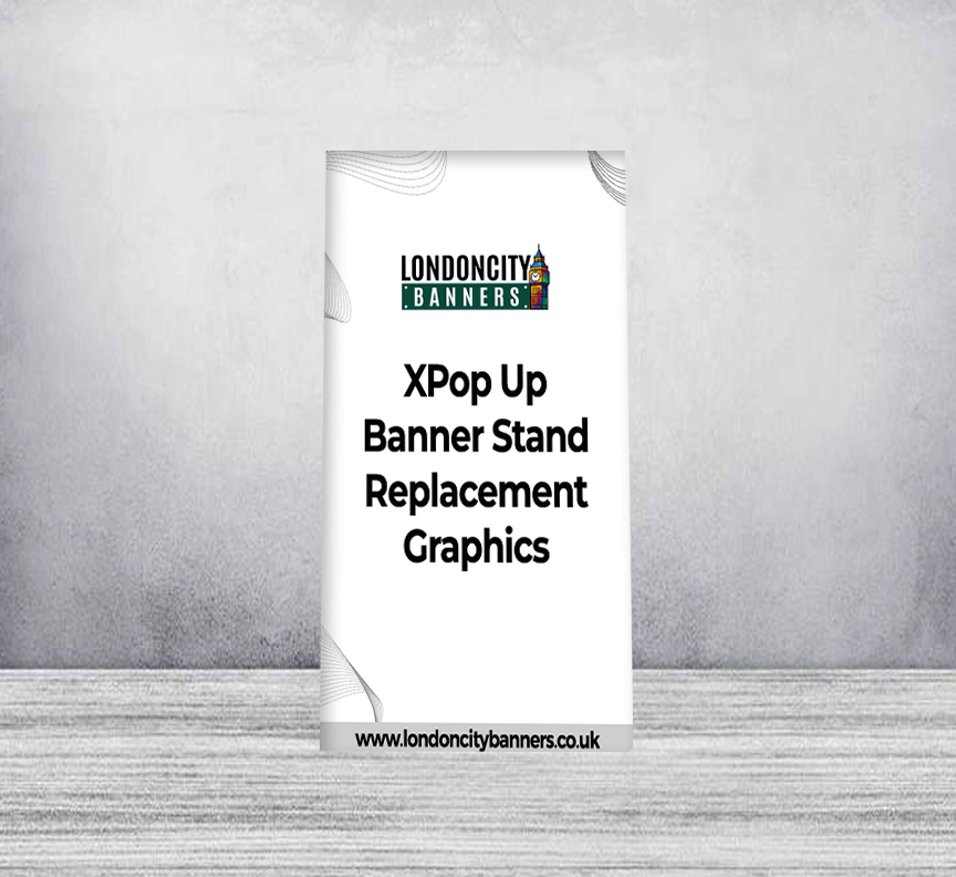 X/Pop Up Banner Stand Replacement Graphics