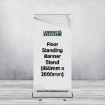 Floor Standing Banner Stand (850mm x 2000mm)