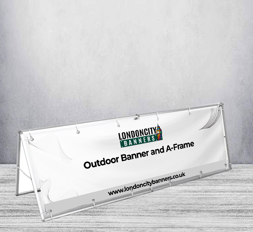 Outdoor Banner and A-Frame
