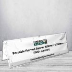 Portable Framed Banner 1500mm x 700mm (With Banner)