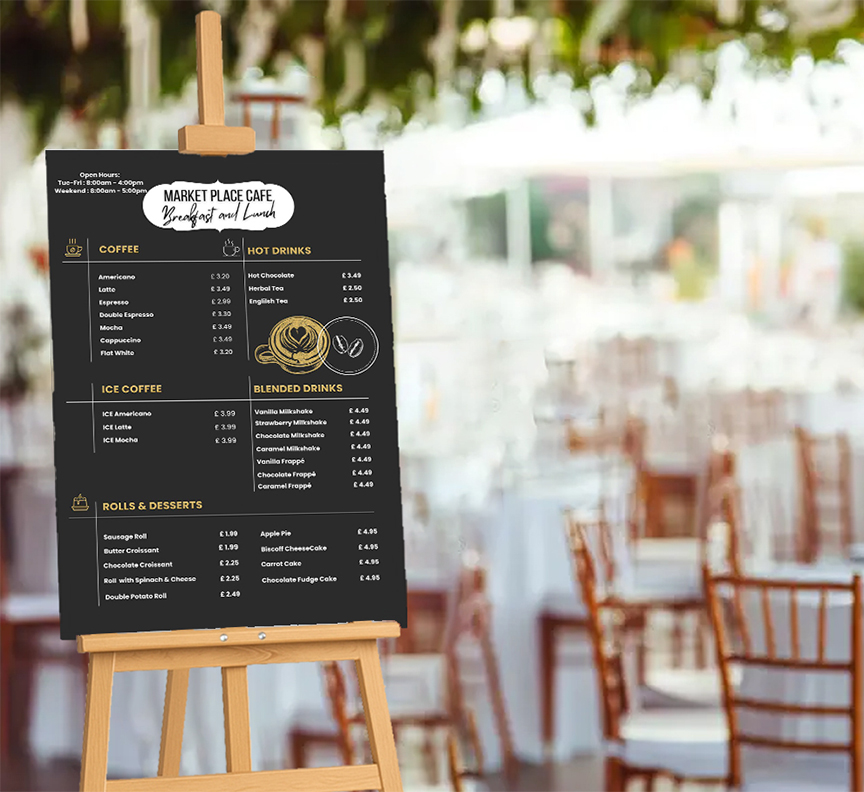 Display Stand With Printed Board