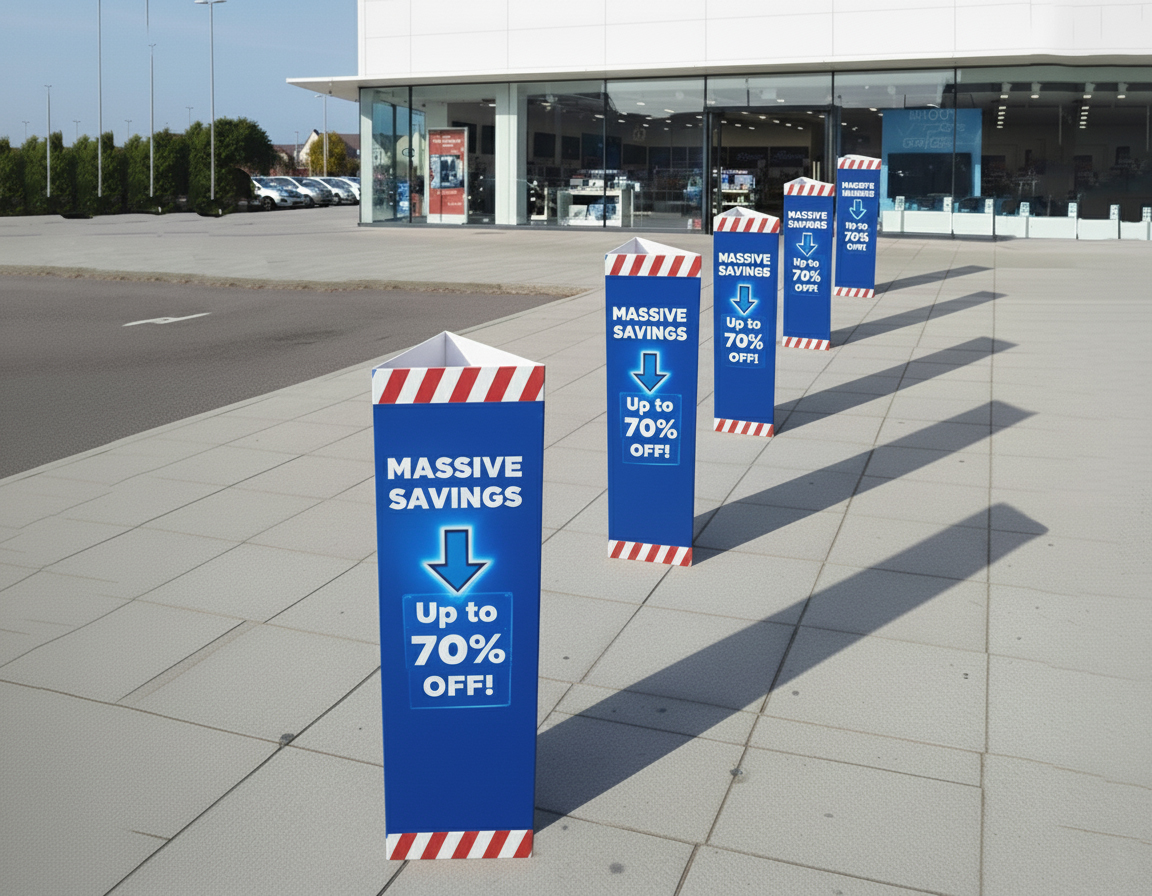 Retail Park Bollard Covers